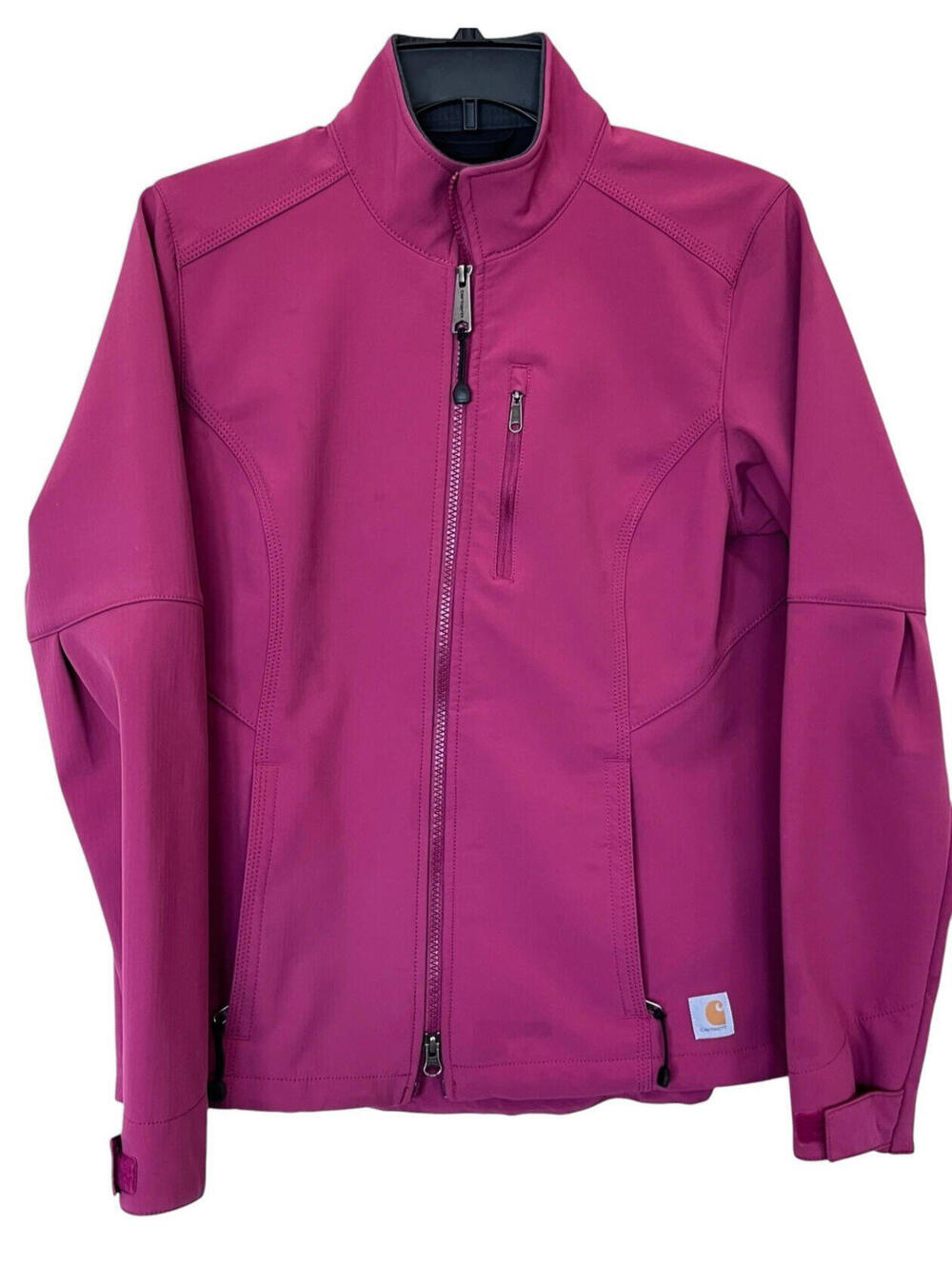 Carhartt Jacket Soft Shell Lined Coat Womens Sz Small 4-6 Denwood Rasperry